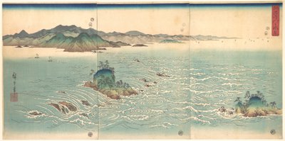 The Whirlpools of Awa by Utagawa Hiroshige