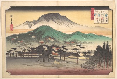 Vesper Bells at Mii Temple by Utagawa Hiroshige