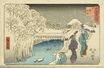 Ochanomizu by Utagawa II Hiroshige