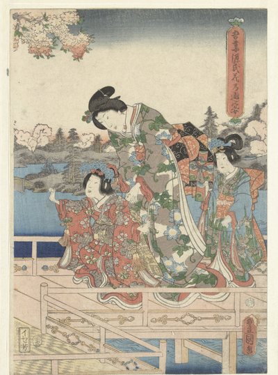 A Spring Banquet for the Eastern Genji by Utagawa Kunisada (I)