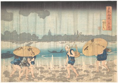 Onmayagashi in Edo by Utagawa Kuniyoshi
