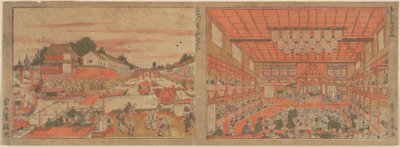 Cooling at Nakazu / Kabuki Theater by Utagawa Toyoharu