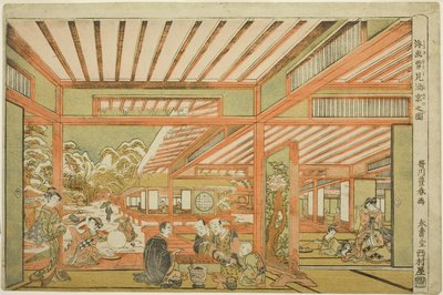 Snow-Viewing Entertainment, c.1771 by Utagawa Toyoharu