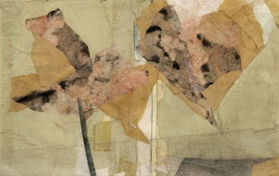 Abstract Floral Collage by Ute Rathmann