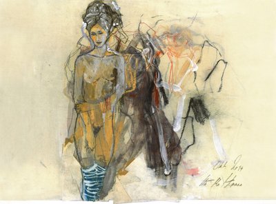 Abstract Nude Figure by Ute Rathmann
