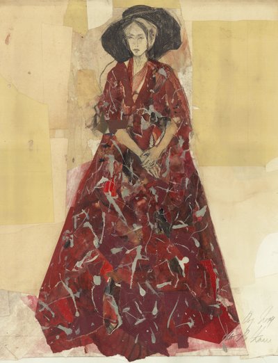 Elegant Woman With Hat by Ute Rathmann