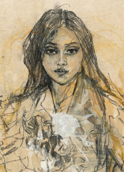 Expressive Woman Portrait by Ute Rathmann