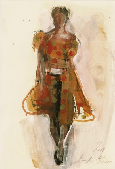 Polka Dot Fashion Walk by Ute Rathmann