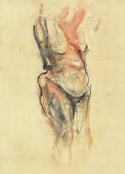 Red Nude Study by Ute Rathmann