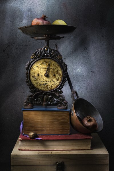 Antique Scale Still Life by Vadim Kulinsky
