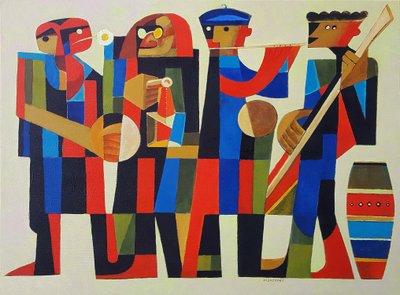 Four Musicians, 2017 by Vadym Vaskovsky