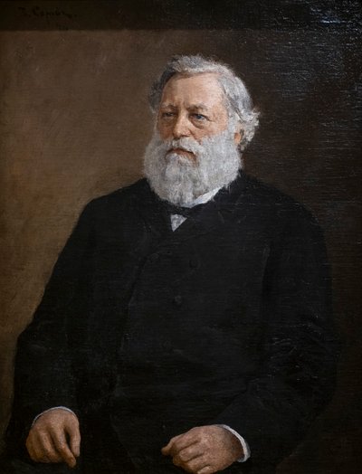 Portrait of Timofei Savvich Morozov by Valentin Aleksandrovich Serov