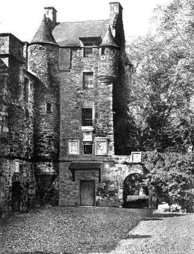 Ferniehirst Castle, Jedburgh, Borders, Scotland, 1924-1926 by Valentine and Sons Ltd