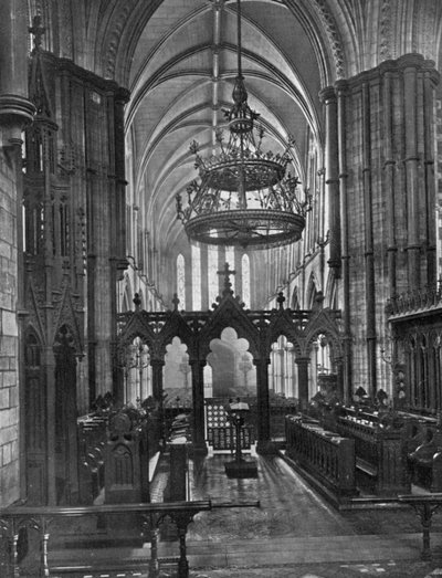 Interior of Christ Church Cathedral, Dublin, Ireland, 1924-1926 by Valentine and Sons Ltd