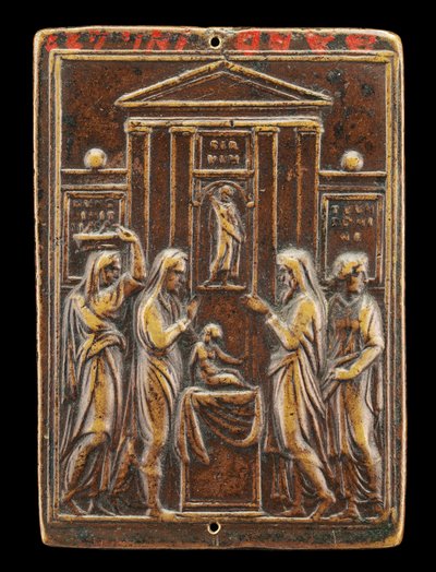 Presentation of Christ in the Temple (reverse) by Valerio Belli