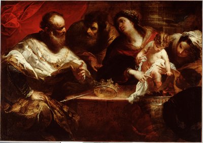Moses and the Miracle of Burning Coals by Valerio Castello