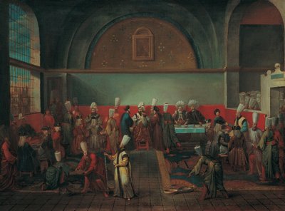 Dinner at the Palace in Honour of an Ambassador by Vanmour