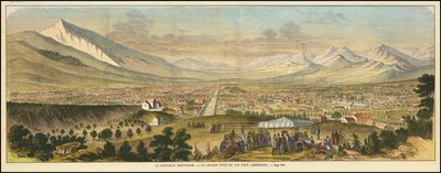 1863 View of Salt Lake City by Various