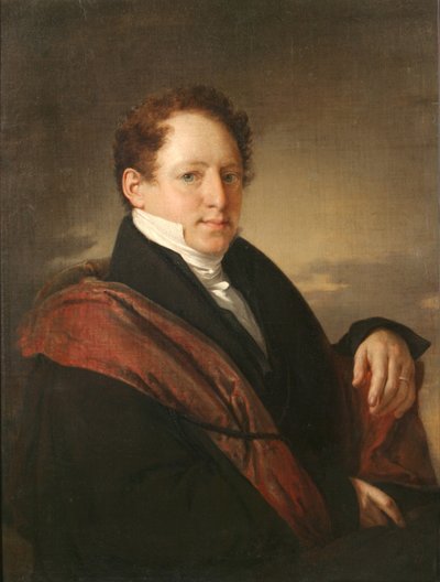 Portrait of Stepan Dmitriyevich Nechayev by Vasili Andreevich Tropinin