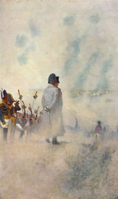 Napoleon Bonaparte stands among his soldiers before Moscow by Vasili Vasilievich Vereshchagin