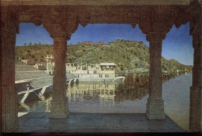 Rajasthan. At the Lake in Udaipur, 1874 by Vasili Vasilievich Vereshchagin