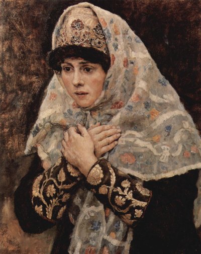 Boyar Maiden with Crossed Arms by Vasily Surikov