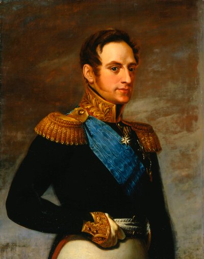 Portrait of Emperor Nicholas I by Vasily Tropinin