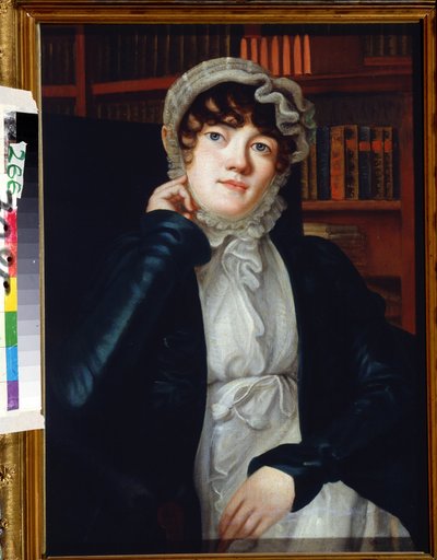 Portrait of the Poetess Karolina Pavlova by Vassily Fyodorovich Binemann