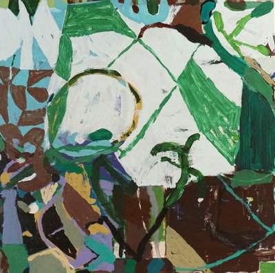 Abstract Geometric Green by Vered Gersztenkorn
