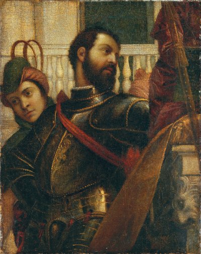 A Knight and His Page: A Fragment by Veronese