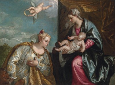 Allegory of the City of Venice Adoring the Madonna and Child by Veronese