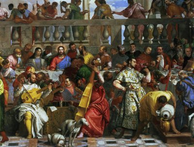 The Marriage Feast at Cana (detail) by Paolo Veronese