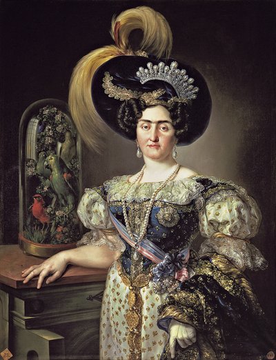 Portrait of María Francisca de Braganza y Borbón by Vicente López Portaña