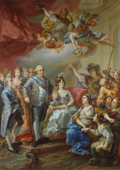 Commemoration of the Visit of Charles IV and His Family to the University of Valencia in 1802 by Vicente López Portaña