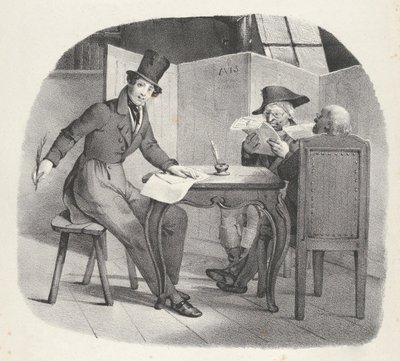 Chap. XV: Ecrivons à la Vielle Writings for the elderly by Victor Adam