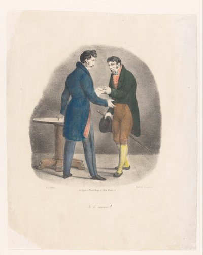 Young Man Receives a Letter (A Year in the Life of a Young Man) by Victor Adam