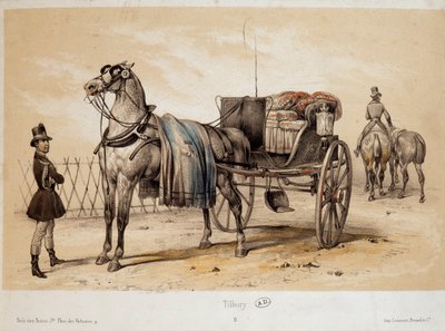 Tilbury - Lithography by Adam, ca. 1840 by Victor Adam