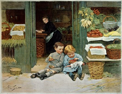 Tour him. Child eating toast in front of their mother