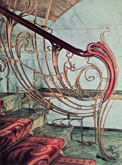 Bannister by Victor Horta