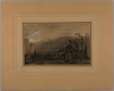 Landscape with a Castle by Victor Hugo