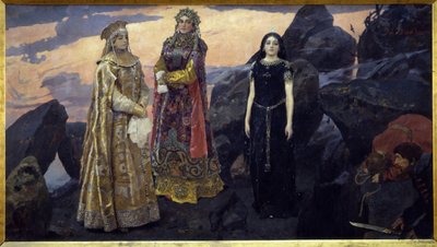 Three Queens of the Underground Kingdom by Victor Mikhailovich Vasnetsov