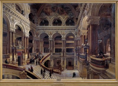 Opening of the Paris Opera in 1880 by Victor Navlet