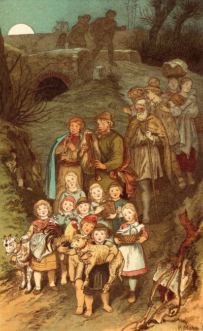 Shepherds on Their Way to Bethlehem by Victor Paul Mohn