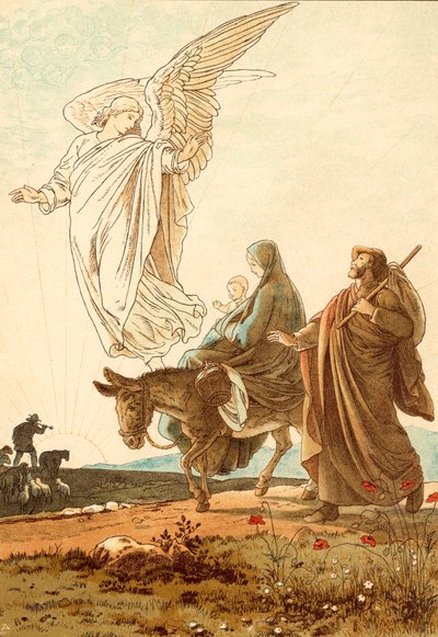 The Flight into Egypt by Victor Paul Mohn