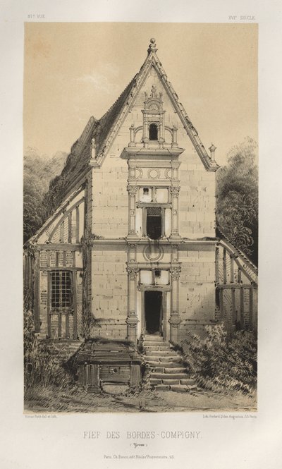 Pl. 81, Fief Des Bordes-Compigny Yonne by Victor Petit