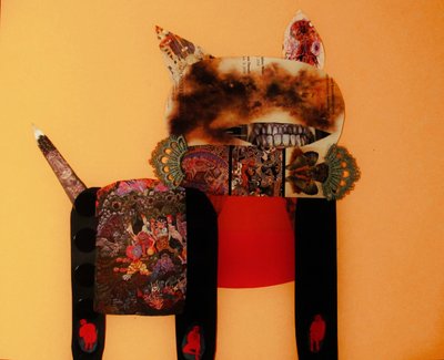 Abstract Creature Collage by Victor Tkachenko