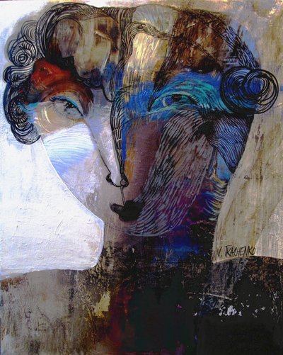 Abstract Face Art by Victor Tkachenko