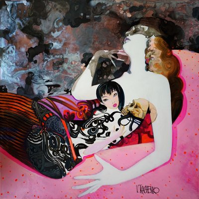 Dreaming In Pink by Victor Tkachenko
