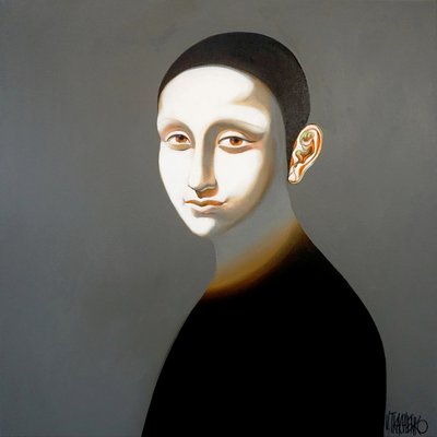 Enigmatic Modern Portrait by Victor Tkachenko