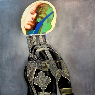 Modern Abstract Portrait by Victor Tkachenko